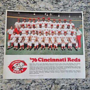 1976 CINCINNATI REDS BIG RED MACHINE TEAM PHOTO PICTURE